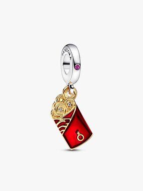 PandoraTwo-tone Red Envelope Dangle Charm